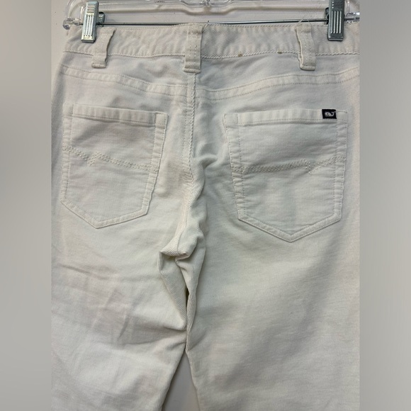 VINEYARD VINES BY SHEP & IAN SAYLOR FIT CORDUROY PANTS WHITE SIZE 0 - Picture 7 of 13